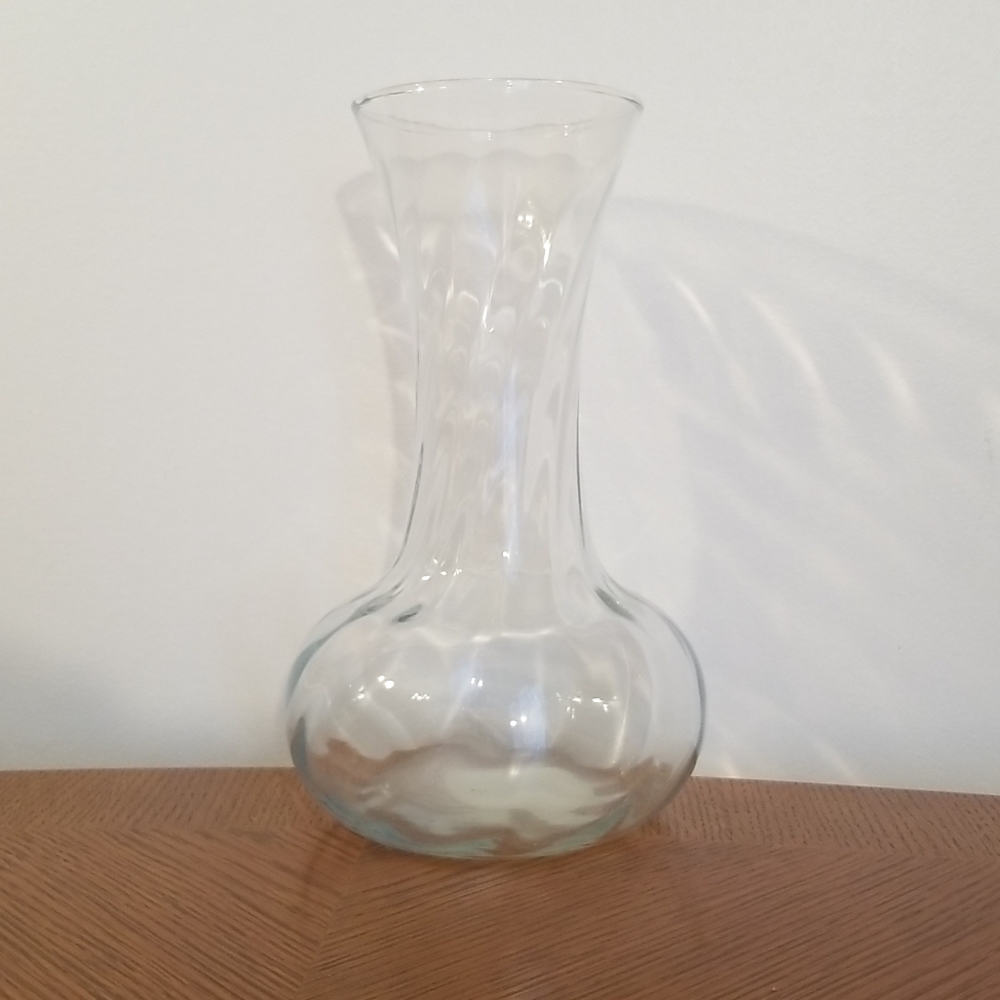 Contemporary crystal vase. "Illusions"  8"